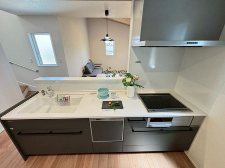 �L�b�`���@�Ζʎ��Ȃ̂ŉƑ��Ɖ�b���Ȃ���Ǝ����ł��܂���