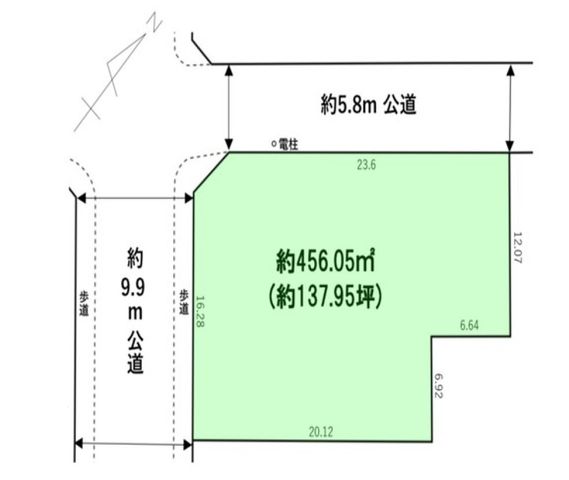 �����������s����瑁2���ڂ̓y�n�̋��}