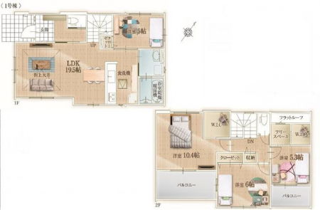 �Ԏ��}�i�̂P�ˌ��j�@-