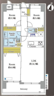 �Ԏ��}�i�̂P�}���V�����j�@-