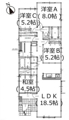 �Ԏ��}�i�̂P�ˌ��j�@�y�Ԏ�}�z