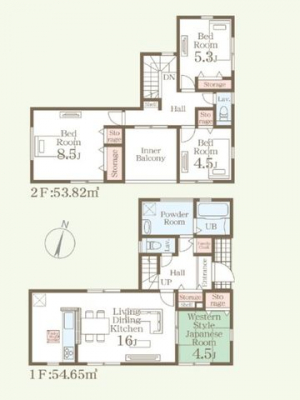 �Ԏ��}�i�̂P�ˌ��j�@��2�����E�Ԏ��}��